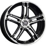 Enkei Wheels FD-05 17" 4x100 Black Machined