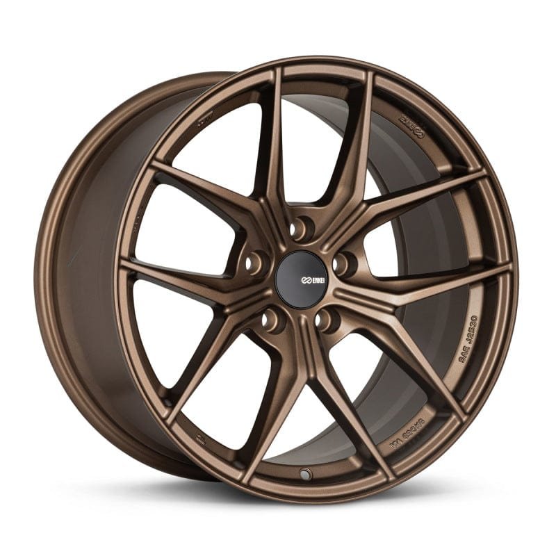 78e7fef27187aa13c9ba49fb738c2581_2b61a713-5d89-47d2-8301-afbc3d05ff2e.jpg Enkei Wheels TSR-X 18" 5x100 Bronze - Image 1
