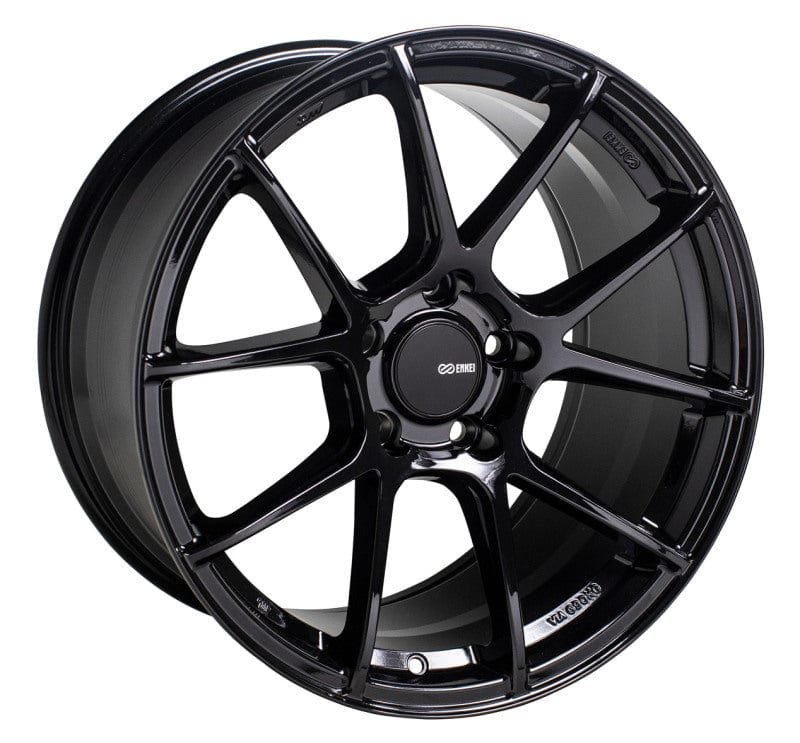 7a5ddf8aa57afd0b1e4e13c9e0bbb8ae_dae7d934-bc91-4943-9621-a36d8368e4ed.jpg Enkei Wheels TS-V 18" 5x112 Gloss Black - Image 1