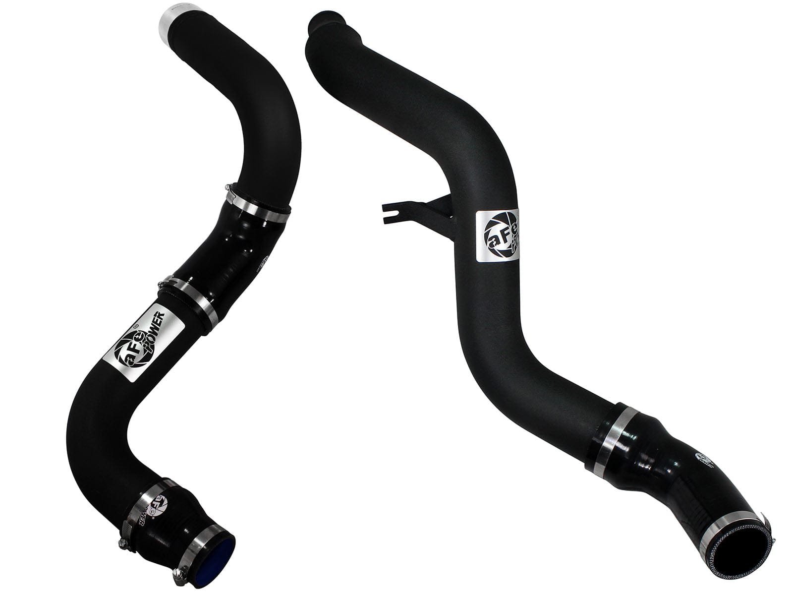 7d2f91ee138d0aaa87b0dbbf7f5263c0.jpg aFe Bladerunner 3in Black Intercooler Hot and Cold Side Tubes 14-15 Dodge Ram 1500 EcoDiesel V6 3.0L - Image 1