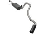 aFe MACHForce XP 2-1/2in 304 SS Cat Back Exhaust w/ Black Tips 2001-2016 Nissan Patrol (Y61) 4.8L - Image 3
