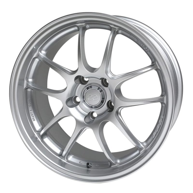 82410139069795c2c09eae01b4ba9049.jpg Enkei Wheels PF01 18" 5x112 Silver - Image 1