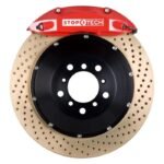STOPTECH BIG BRAKE KIT - RED - ST-40 - 355X32MM - FRONT - CROSS DRILLED - ZINC PLATED