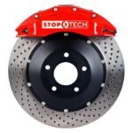 STOPTECH BIG BRAKE KIT - RED - ST-60 - 355X35MM - FRONT - CROSS DRILLED