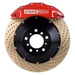 STOPTECH BIG BRAKE KIT - RED - ST-60 - 380X32MM - FRONT - CROSS DRILLED - ZINC PLATED