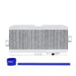 Mishimoto Subaru WRX STI Performance TMIC, Silver Cooler, Blue Hoses, 2008-2021