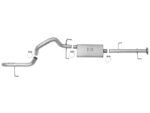 aFe Scorpion 2-1/2in Aluminized Steel Cat-Back Exhaust 07-17 Toyota FJ Cruiser V6 4.0L - Image 5