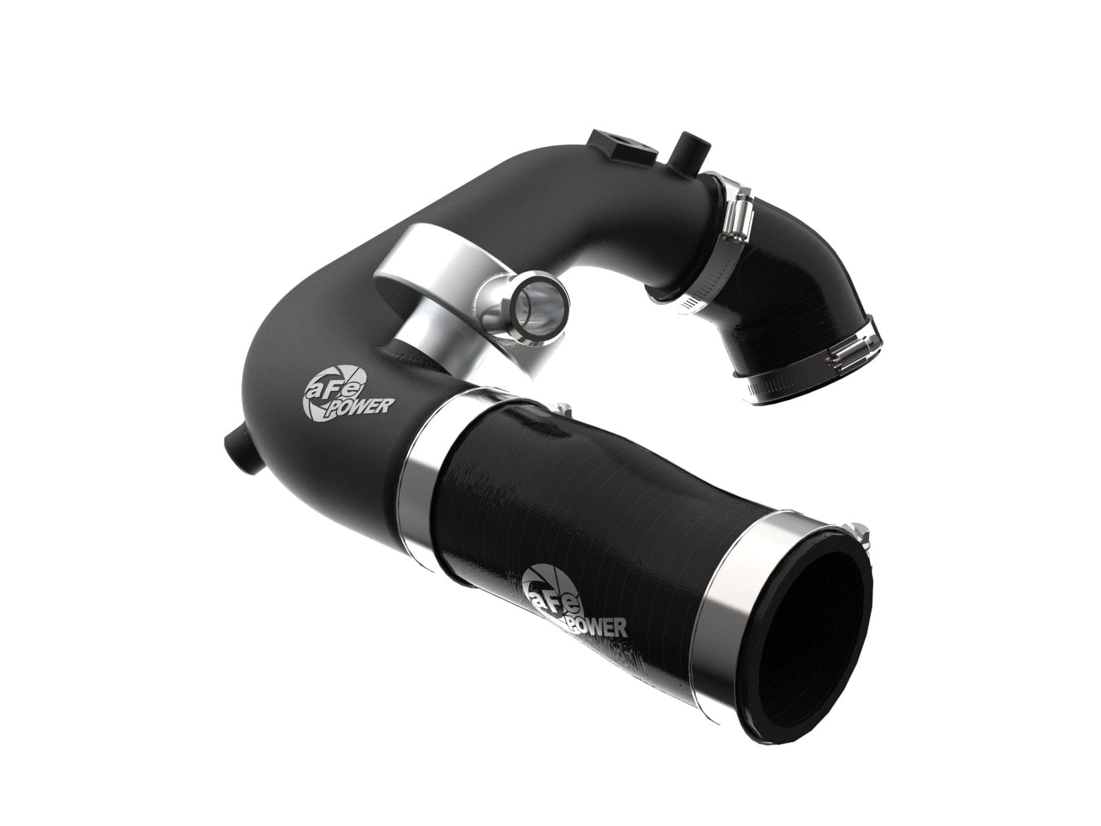 989ae47e4248460c24636f226a0a47d3.jpg aFe BladeRunner 2 1/2in Intercooler Hot Side Charge Pipe 18-21 Jeep Wrangler JL L4-2.0L (t) - Black - Image 1
