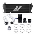 Mishimoto Intercooler Kit, fits Ford Ranger 2.3L 2019+, Black Intercooler, Polished Pipes