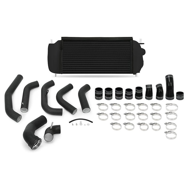 9c0b027635d1f.jpg Mishimoto 15-16 Ford F-150 EcoBoost 3.5L Black Performance Intercooler Kit w/ Black Pipes - Image 1