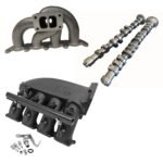 SPA Performance T3 Twin Scroll Turbo Manifold w/ Cast Aluminum Intake Manifold & 252/260 High Performance Camshaft Set - VW / Mk4 / GTI