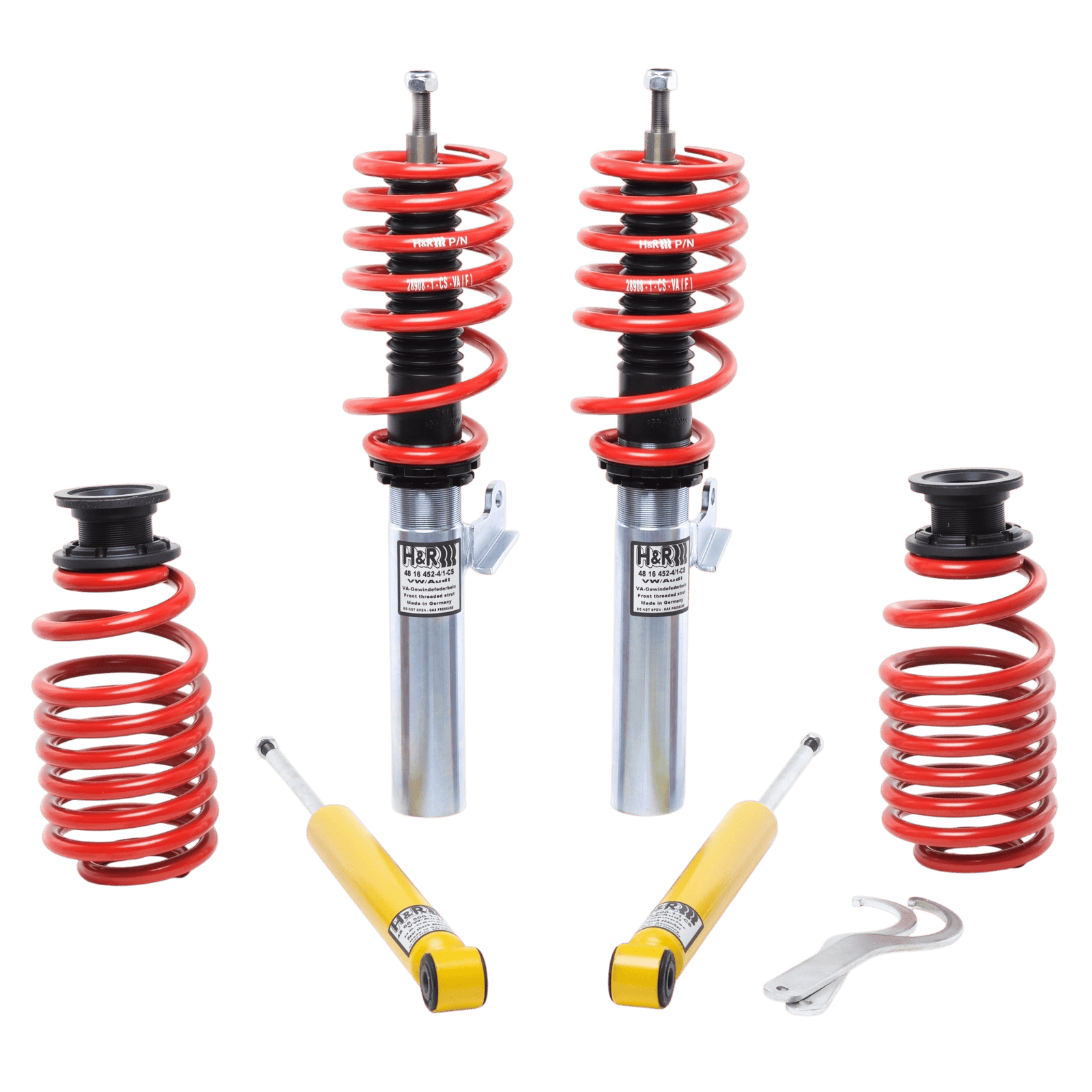HR_COILOVER_STOCK_IMAGE_a8c2c170-ff76-4192-a911-61f58836c231.png H&R 10-16 Mercedes-Benz E300 Sedan/E350 Sedan W212 Street Perf. Coil Over (Non AWD/Non Air Susp.) - Image 1