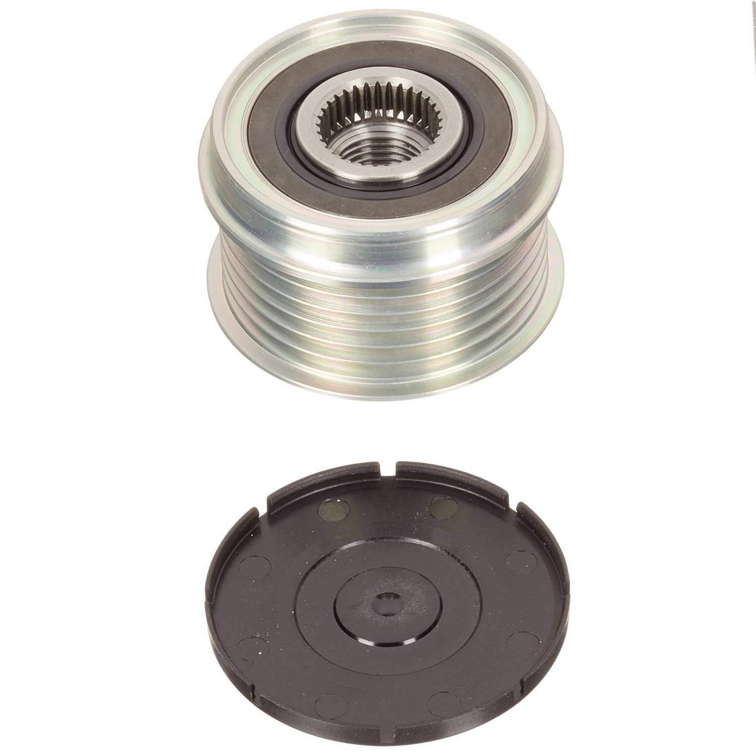 IA_EA0025_Fro.jpg Alternator Decoupler Pulley - Porsche / 996 / 997.1 / 911 Carrera / 986 / 987.1 / Boxster / Cayman - Image 1
