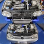 SPA Performance Twin Scroll Top Mount Turbo Kit w/ FMIC & Black Hoses (Turbo Not Included) - VW / 1.8 20v - Image 2