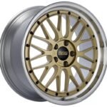 BBS LM 20" 5x130 Gold / Diamond Cut Lip w/ Black Barrel