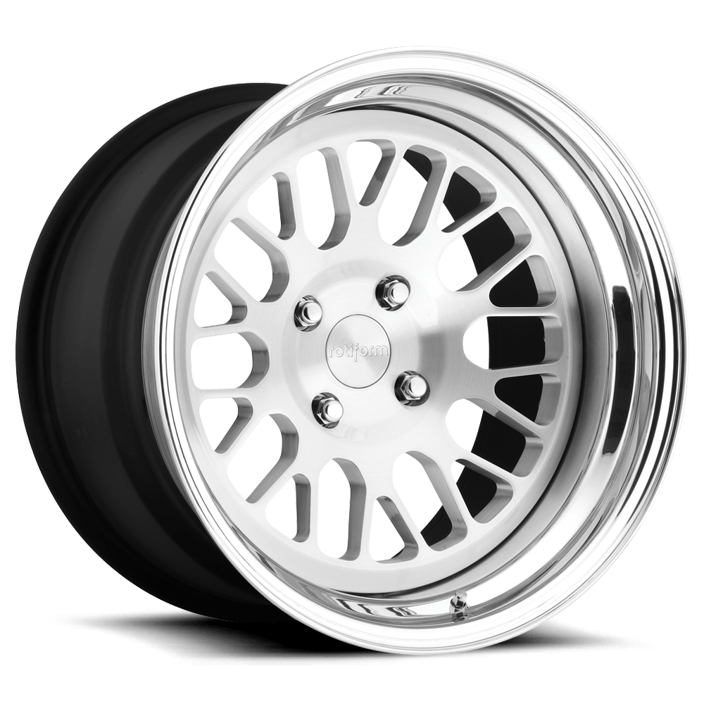 LVS_Brushed-w-Polished-Lip_A1_1000.png Rotiform LVS Custom Forged Wheel - Image 1