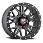 Mamba M25 18" 5x139.7 Matte Grey w/ Black Lip Edge