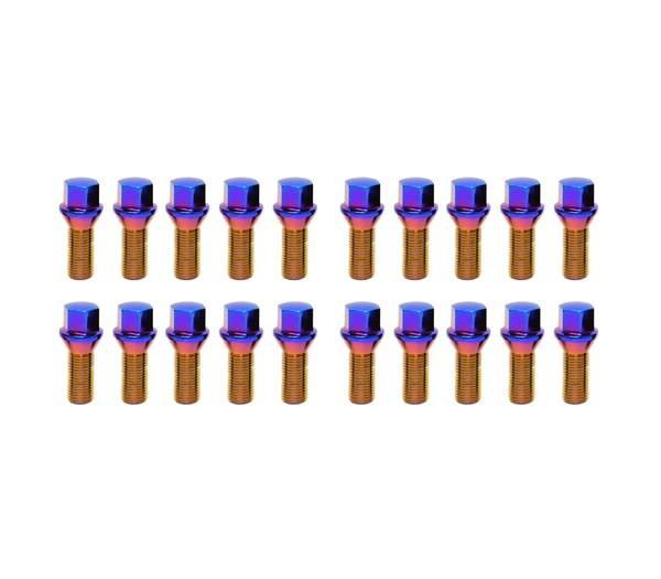 MEVIUSBlue_grande_fcd2eead-0227-4317-947c-dff34a447263.jpg Mevius Hex Lug Bolts M12x1.50 Cone 27mm Blue Neon - Image 1