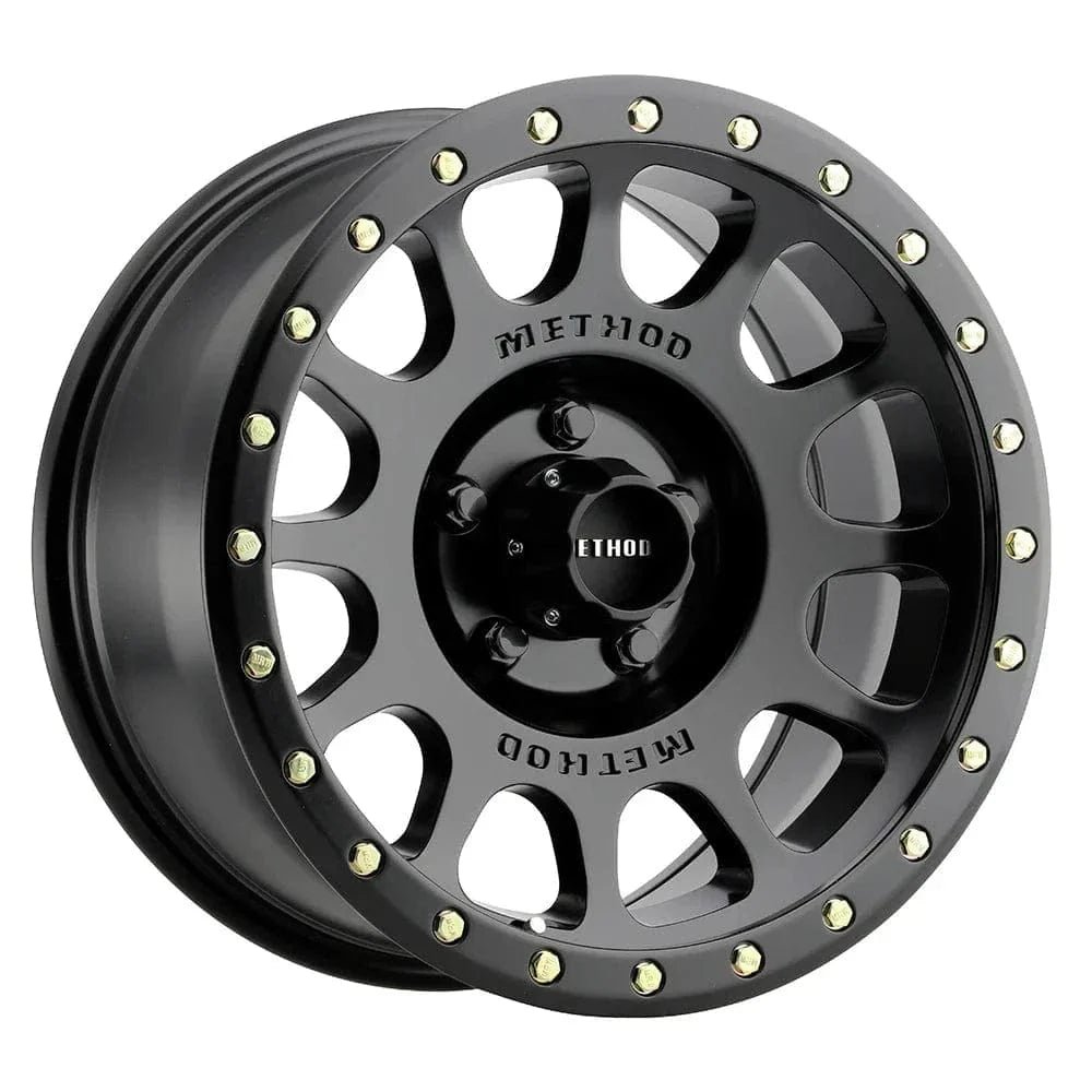 MR305_NV_Matte_Black_5lug1000_1000x1000_bd567ca0-501d-479d-b39a-967502800503.jpg Method Race Wheels MR305 HD 17" 8x180 Matte Black - Image 1