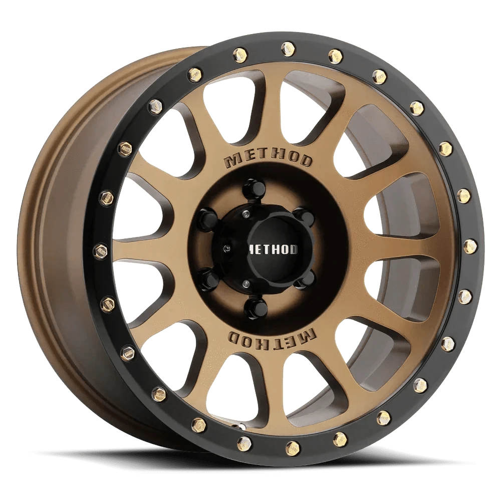 MR305_NV_wheel_6lug_18x9-1605-964-00-1000_S-Bronze-Edit-np_1000x1000_da0914cf-de9f-45da-a964-b4b7c9b79c9f.png Method Race Wheels MR305 HD 18" 8x180 Method Bronze/Black Street Loc - Image 1