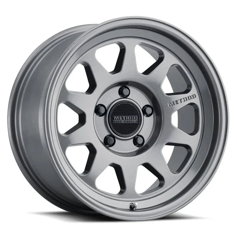 MR316_wheel-5lug-gloss-titanium-17x8-5-3_4-1000_1000x1000_0f43be9e-176a-4e49-b58f-39983ebe7432.jpg Method Race Wheels MR316 20" 8x165.1 Gloss Titanium - Image 1