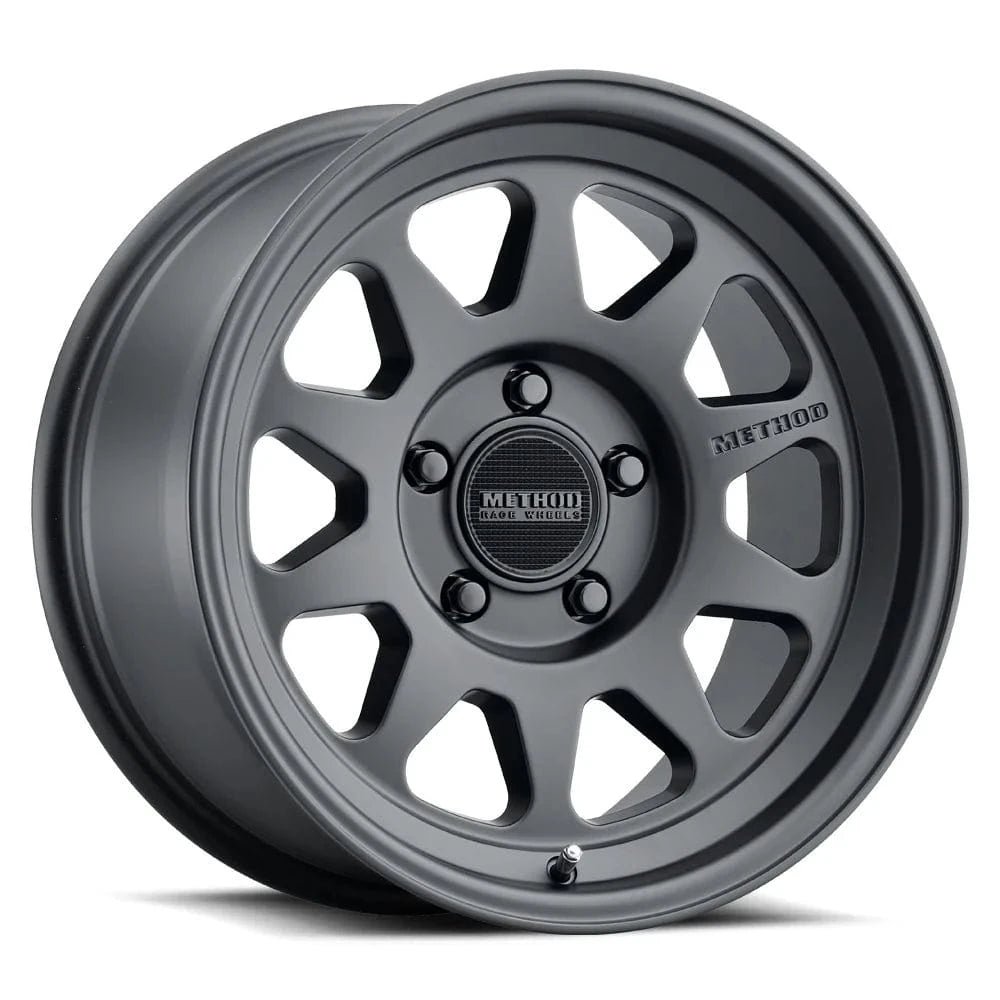 MR316_wheel-5lug-matte-black-17x8-5-3_4-1000_1000x1000_ba95613d-a58c-445f-849e-26ba759ea030.jpg Method Race Wheels MR316 18" 5x150 Matte Black - Image 1