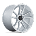 Rotiform Cast BTL 21" 5x130 Gloss Silver w/ Machined Face