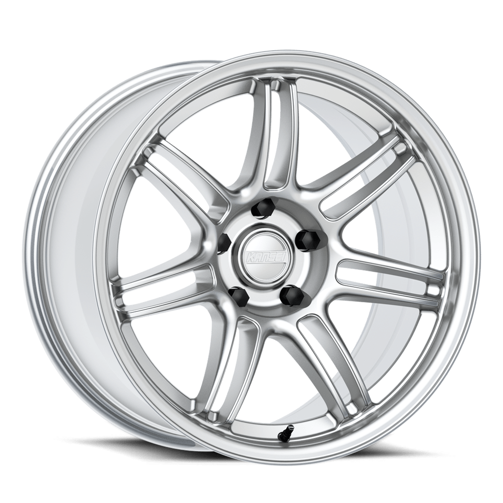 SEVEN_HYPER-SILVER_2153d80e-e09d-493f-9363-26f676bb70fc.png Kansei Seven 18" 5x100 Hyper Silver - Image 1