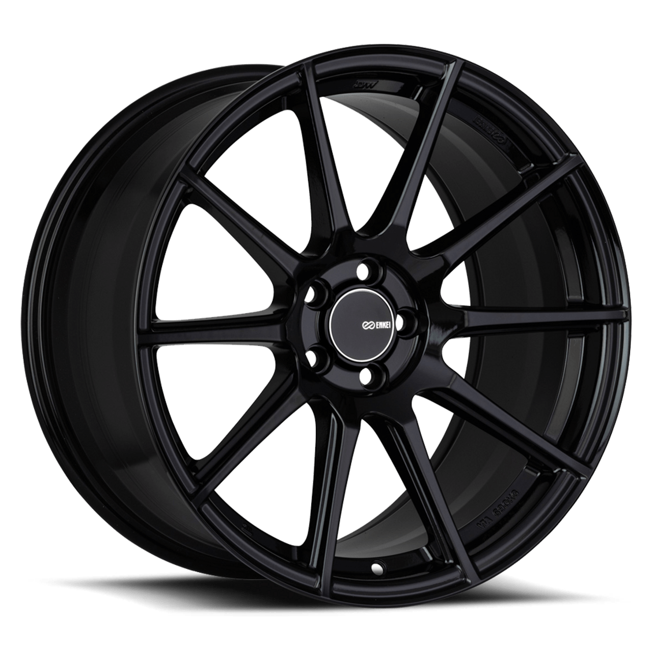 TS10_499_Gloss_Black_5-lug_0001__68765.1732903788.png Enkei Wheels TS10 18" 5x112 Black - Image 1