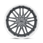 TSW Cast Avalon 20" 5x120 Gunmetal W/ Brushed Gunmetal Face & Machined Lip - Image 3