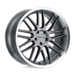 TSW Cast Avalon 20" 5x120 Gunmetal W/ Brushed Gunmetal Face & Machined Lip