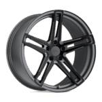 TSW Cast Mechanica 20" 5x114.3 Matte Gunmetal W/ Matte Black Face