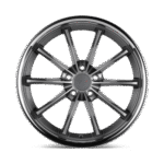 TSW Cast Sweep 18" 5x114.3 Gloss Gunmetal W/ Stainless Lip - Image 3