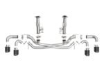 aFe MACH Force-Xp 3in to 2-1/2in 304SS Cat-Back (No Muff.) 2020 Chevy Corvette 6.2L - Carbon Tip - Image 3