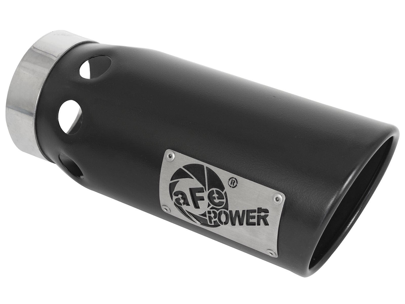 a33f403156701c13daca8cab347bf83e.jpg aFe Large Bore-HD 5 IN 409 SS DPF-Back Exhaust System w/Black Tip 20-21 GM Truck V8-6.6L - Image 1