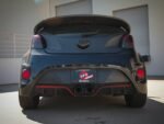 aFe Takeda 13-17 Hyundai Veloster L4-1.6L 2-1/2in 304 SS Axle-Back Exhaust w/ Blue Flame Tips - Image 5