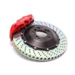 Dinan by Brembo Front Brake Set (Red Calipers w/ 405mm Slotted & Drilled Rotors) - 2015-2021 BMW M2/M3/M4