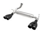 aFe Rebel Series 2.5in 409 SS Axle-Back Exhaust System Black 07-18 Jeep Wrangler (JK) V6-3.6L/3.8L - Image 4