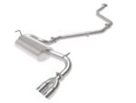 aFe POWER Takeda 2in to 2-1 304 SS Cat-Back Exhaust w/ Polished Tips 11-17 Lexus CT200h 1.8L - Image 3