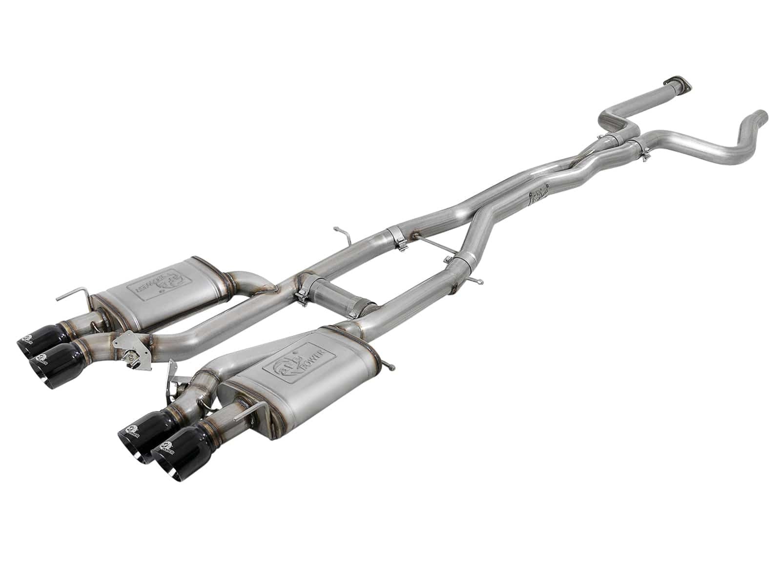 b2642bd0dd998edc7cfbf455d05979f8.jpg aFe MACHForce XP 3in 304SS Cat Back Exhaust s/ Black Tips 16-17 Cadillac ATS-V V6-3.6L (tt) - Image 1
