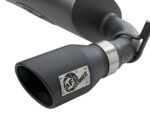aFe Rebel Series 2.5in 409 SS Axle-Back Exhaust w/ Black Tips 2007+ Jeep Wrangler (JK) V6 3.6L/3.8L - Image 6