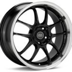 Enkei Wheels PF01SS 17" 5x114.3 Black w/ Machined Lip
