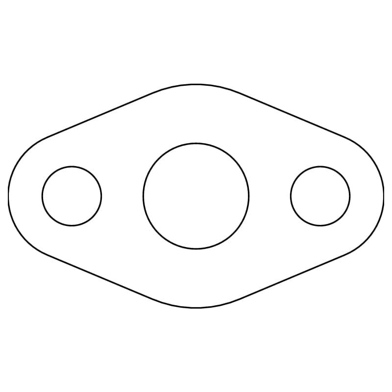 bc2987e5d235f0945a0f492855e3478c.jpg Cometic Ford 59A Flathead V8 .031in Fiber Oil Pump Screen Cover - 1945-1948 - Image 1