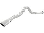 aFe Atlas 5in DPF-Back Aluminized Steel Exh Sys, Ford Diesel Trucks 11-14 v8-6.7L (td) Polished tip