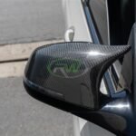 RW Carbon M Styled CF Mirror Cap Replacements - BMW / F10 / F13 / F01