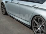RW Carbon 3D Style CF Side Skirt Extensions - BMW / F10 / F11