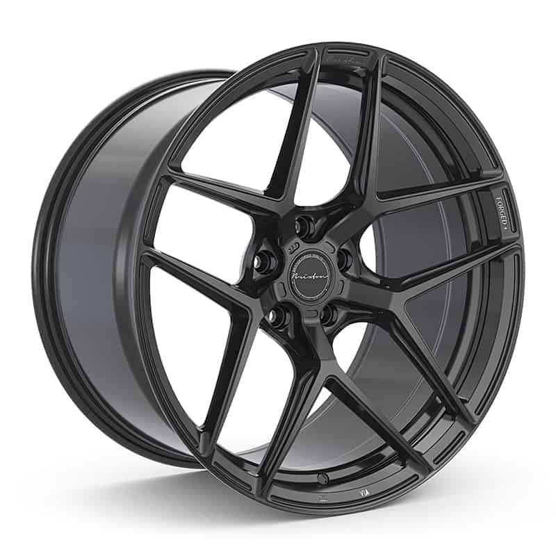brixton-forged-rf7-satin-black-1_5be77248-c5f3-4715-932c-8562136950a8.jpg Brixton Forged RF7 19" Audi RS3 Sedan Fitment - Satin Black - Image 1