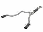 aFe MACH Force-Xp 3in to 3-1/2in 304 SS Cat-Back Exhaust w/Black Tip 17-18 Ford F-150 Raptor V6 3.5L - Image 3