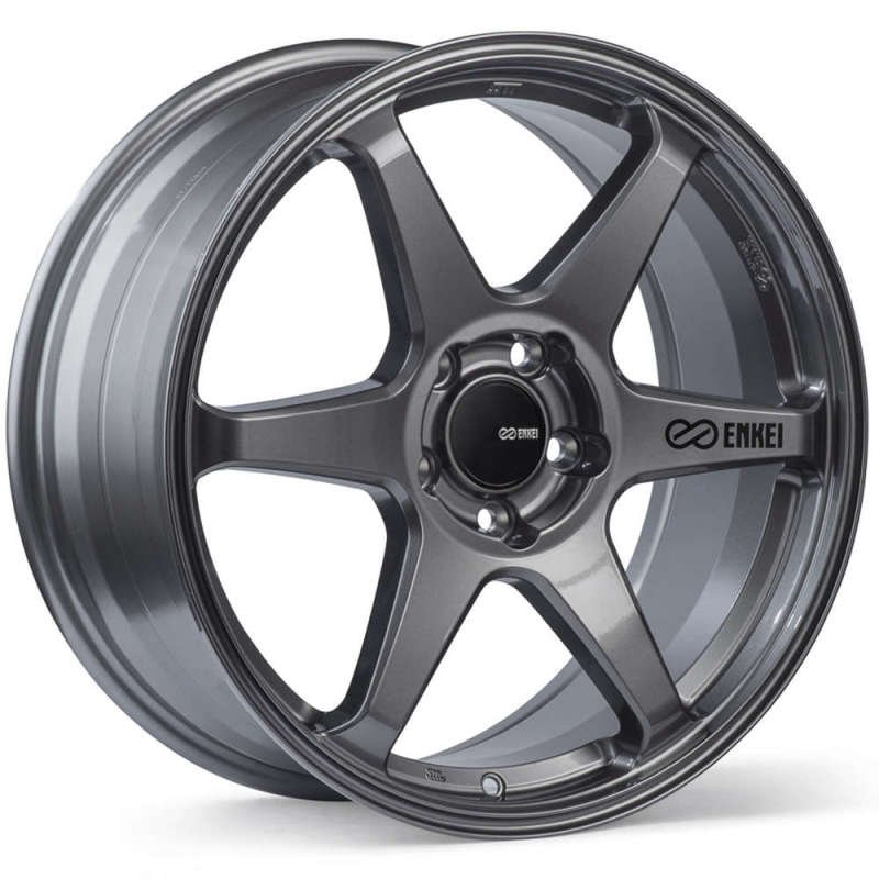 c8045eb846317ae758cc247b118e3c4b_5189f9ab-fedd-4f1e-b262-7b191a67b877.jpg Enkei Wheels T6R 18" 5x112 Gloss Gunmetal - Image 1