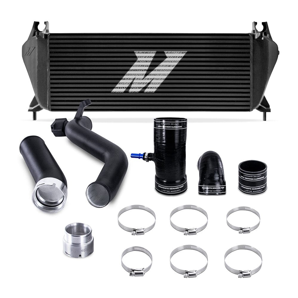 c8384e7b30af0.jpg Mishimoto Intercooler Kit, fits Ford Ranger 2.3L 2019+, Black Intercooler, Black Pipes - Image 1